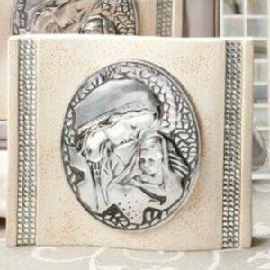 Madonna and Child Plaque Religious Frame Gift For First Communion and Baptisms